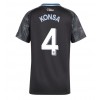 Aston Villa Ezri Konsa #4 Bortedrakt Kvinner 2025-26 Kortermet